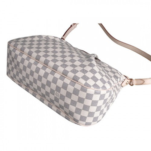 N41112 Siracusa MM Crossbody Bag Damier Azur Canvas