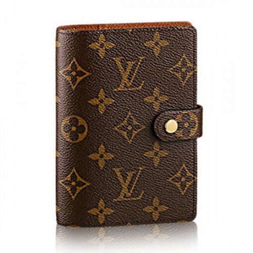 R20005 Small Ring Agenda Cover Monogram Canvas