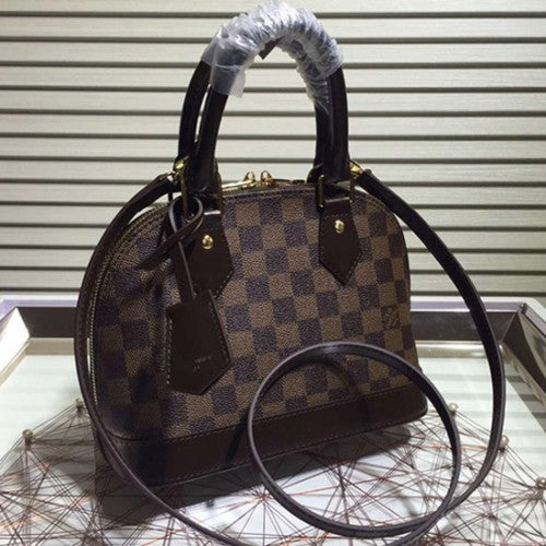 N41221 Alma BB Tote Bag Damier Ebene Canvas