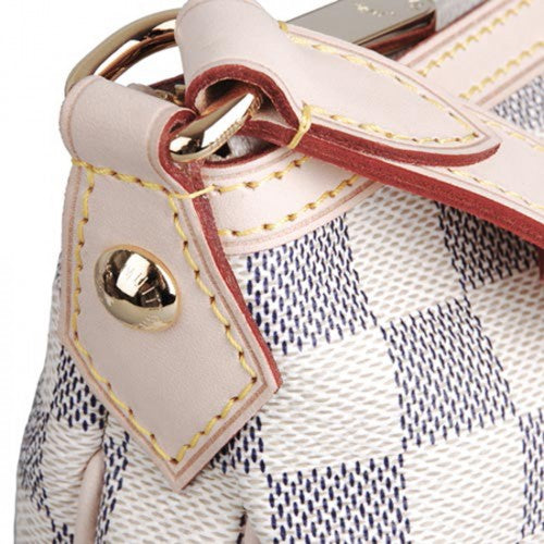 N41112 Siracusa MM Crossbody Bag Damier Azur Canvas
