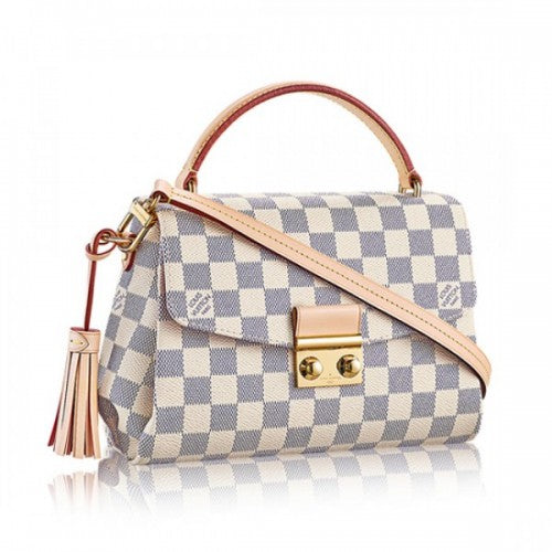 N41581 Croisette Crossbody Bag Damier Azur Canvas