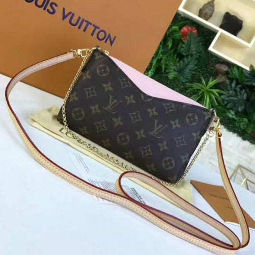 M44037 Pallas Clutch Crossbody Bag Monogram Canvas