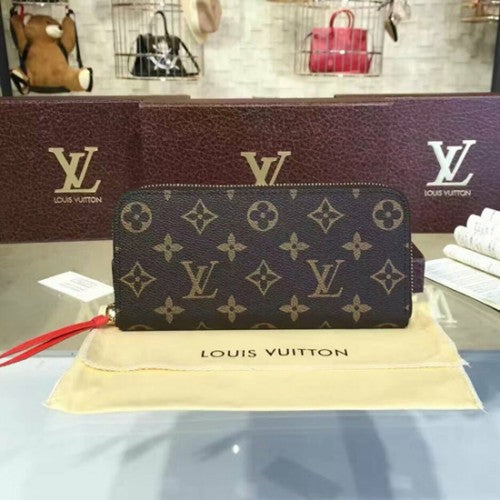 M60743 Clemence Wallet Monogram Canvas
