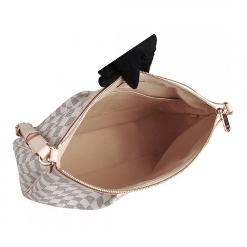 N41112 Siracusa MM Crossbody Bag Damier Azur Canvas