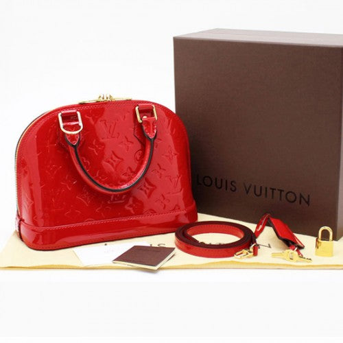 M90174 Alma BB Tote Bag Monogram Vernis