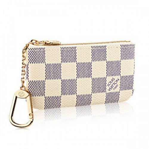N62659 Key Pouch Damier Azur Canvas