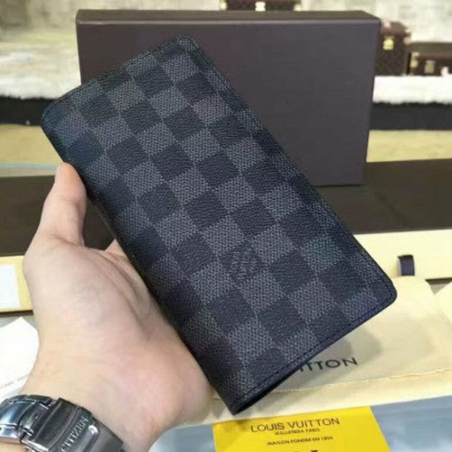 N62665 Brazza Wallet Damier Graphite Canvas