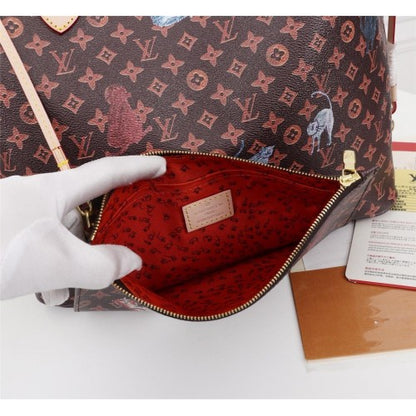 M44459 Neverfull MM Shoulder Monogram Canvas