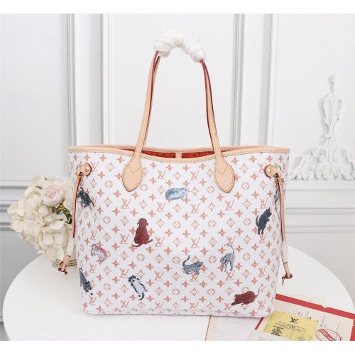 M44458 Neverfull MM Shoulder Monogram Canvas