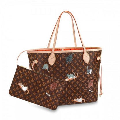 M44459 Neverfull MM Shoulder Monogram Canvas