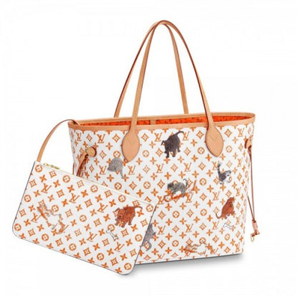 M44458 Neverfull MM Shoulder Monogram Canvas