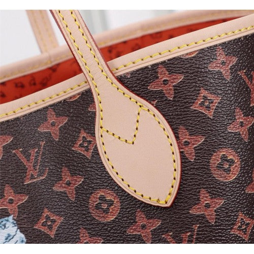 M44459 Neverfull MM Shoulder Monogram Canvas