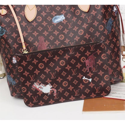 M44459 Neverfull MM Shoulder Monogram Canvas