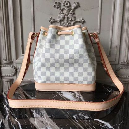 N41220 Noe BB Shoulder Bag Damier Azur Canvas