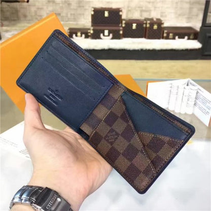 N63167 Multiple Wallet Damier Ebene Canvas