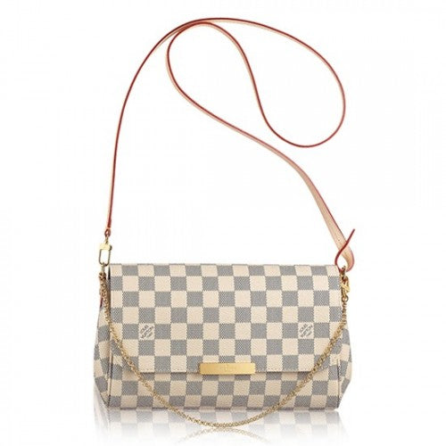 N41275 Favorite MM Damier Azur Canvas