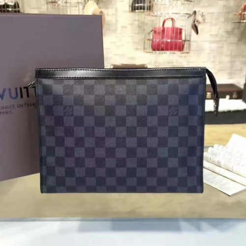 N41696 Pochette Voyage MM Damier Graphite Canvas