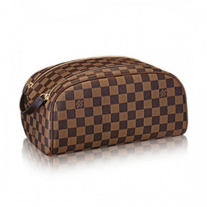 N47527 King Size Toiletry Bag Damier Ebene Canvas