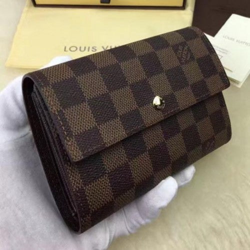 N63067 Alexandra Wallet Damier Ebene Canvas