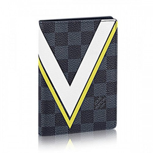 N60101 Passport Cover Damier Cobalt Canvas