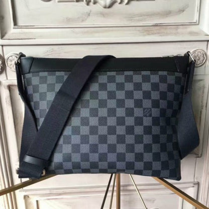 N40003 Mick PM Messenger Bag Damier Graphite Canvas