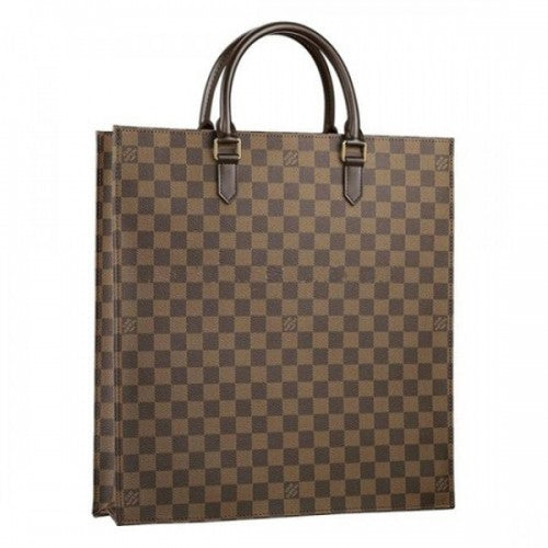 N51140 Sac Plat Tote Bag Damier Ebene Canvas