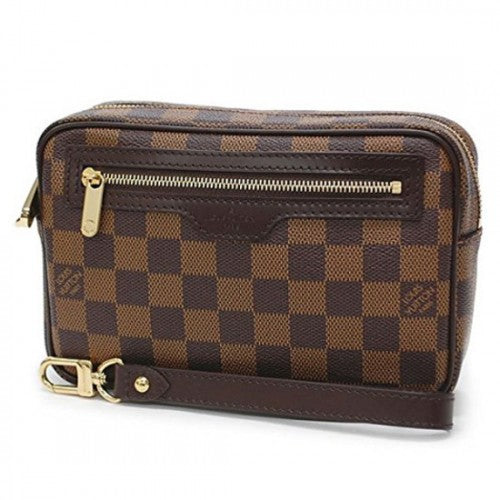 N61739 Macao Clutch Damier Ebene Canvas