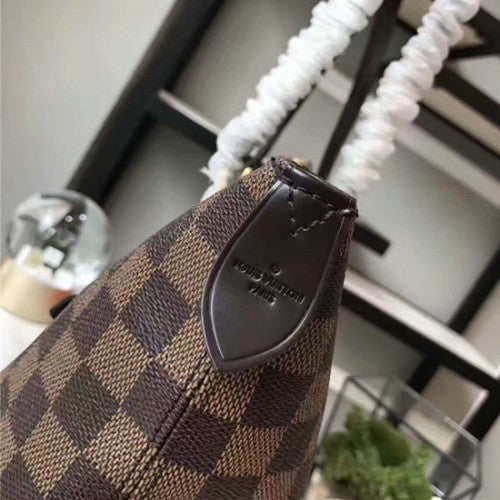 N41013 Iena MM Shoulder Bag Damier Ebene Canvas