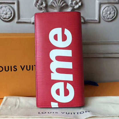 Supreme Brazza Wallet M67719 Epi Leather