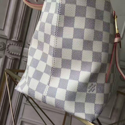 Lena MM N44040 Damier Azur Canvas