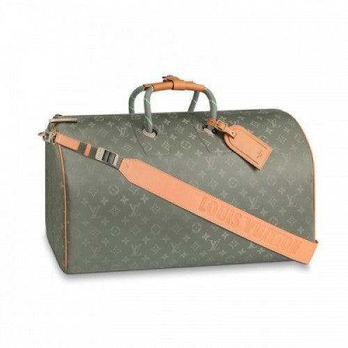 Monogram Titanium Keepall Bandouliere 50 M43886