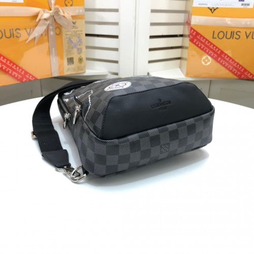 AVENUE SLING BAG N40237 Damier Graphite Canvas