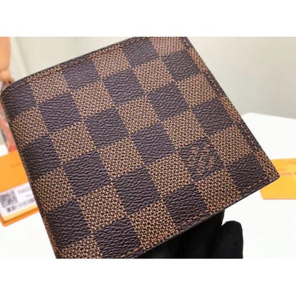 N61675 Marco Wallet Damier Ebene Canvas