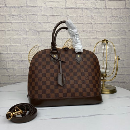 N53151 Alma PM Tote Bag Damier Ebene Canvas