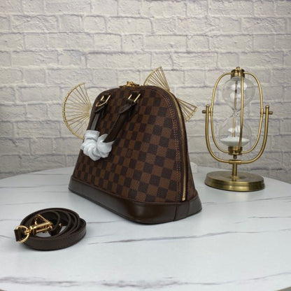 N53151 Alma PM Tote Bag Damier Ebene Canvas