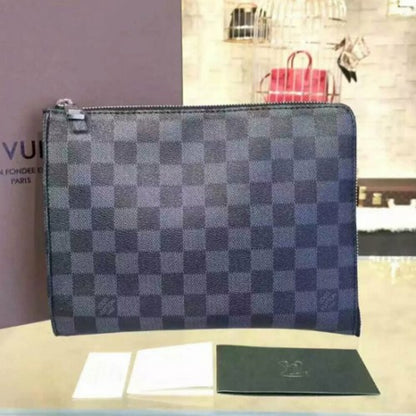 N41502 Pochette Jour PM Damier Graphite Canvas