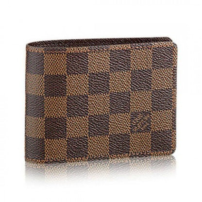 N60895 Multiple Wallet Damier Ebene Canvas