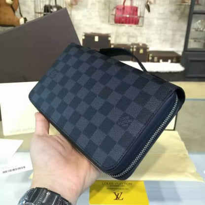 N41503 Zippy XL Wallet Damier Gaphite Canvas