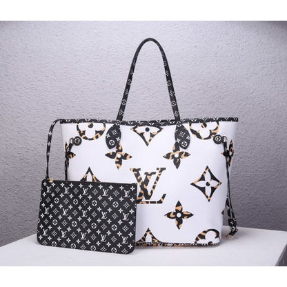 M44716 Neverfull MM Shoulder Monogram Canvas