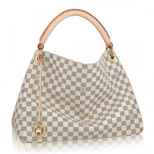 N41174 Artsy MM Hobo Bag Damier Azur Canvas