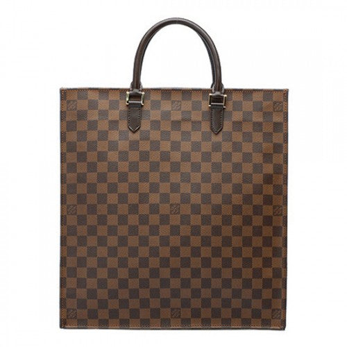 N51140 Sac Plat Tote Bag Damier Ebene Canvas