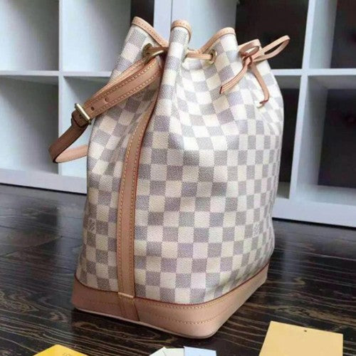 N42222 Noe Shoulder Bag Damier Azur Canvas