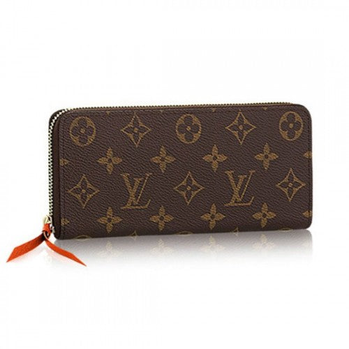 M60743 Clemence Wallet Monogram Canvas