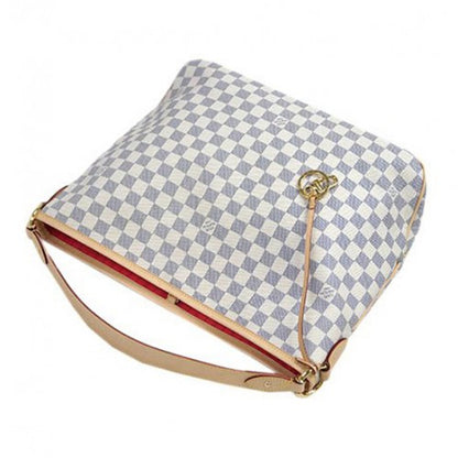 N41448 Delightful MM Hobo Bag Damier Azur Canvas