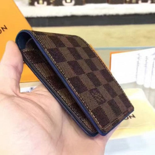 N63167 Multiple Wallet Damier Ebene Canvas