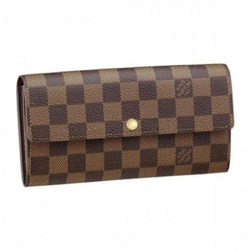 N61734 Sarah Wallet Damier Ebene Canvas