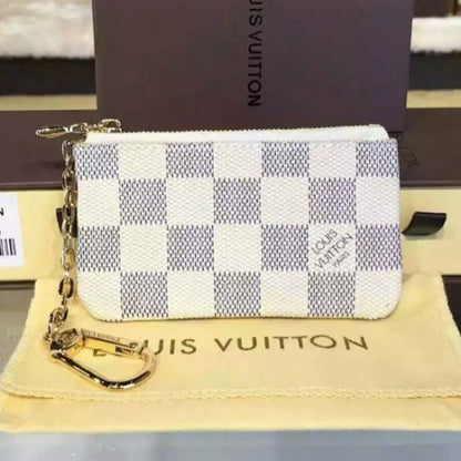 N62659 Key Pouch Damier Azur Canvas