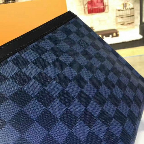 N64023 Pochette Voyage MM Damier Cobalt Canvas