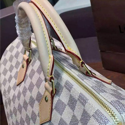 N41369 Speedy 35 Tote Bag Damier Azur Canvas