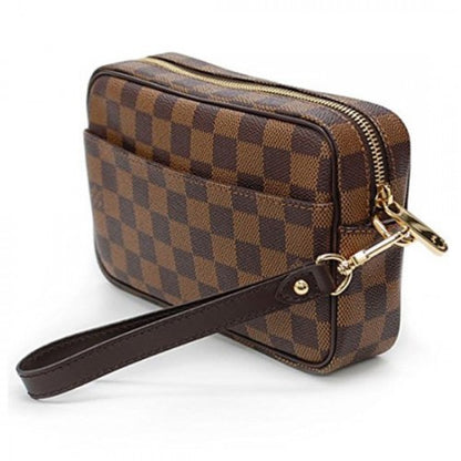 N61739 Macao Clutch Damier Ebene Canvas